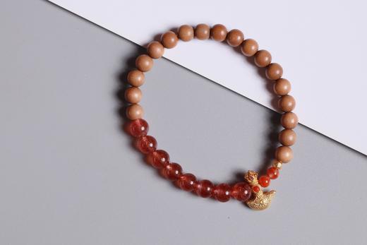 LSTX0213°印度老山檀香|紫水晶手链手串 商品图1