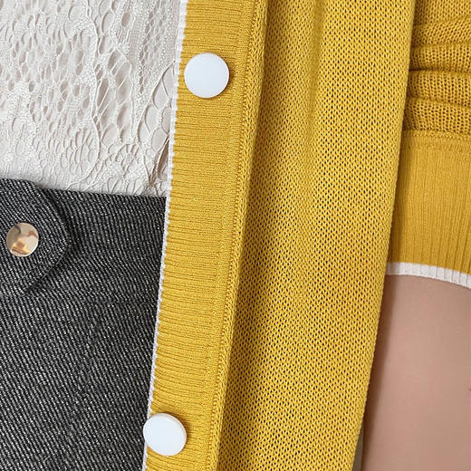 SAINT L’UCK/圣媛女装秋季新款中长款纯色针织衫，开衫SA320M01 商品图4