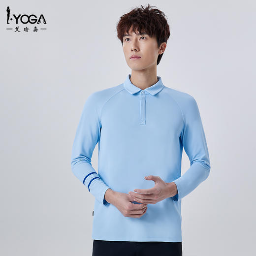 IYOGA瑜伽服高尔夫T恤POLO长袖男款MT015 商品图3