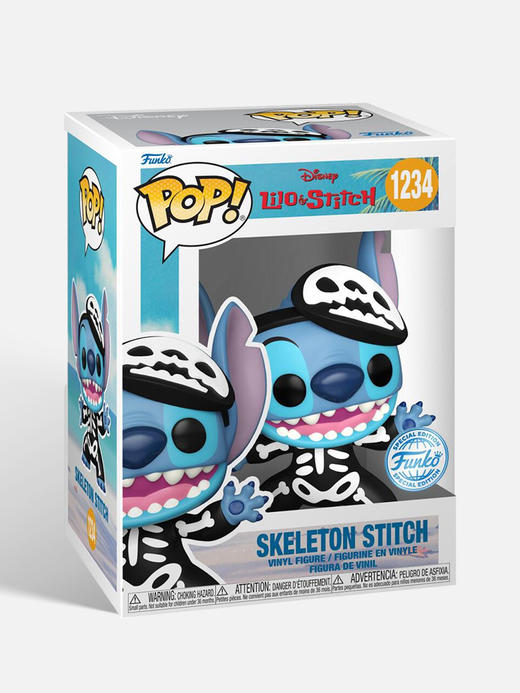 Funko POP动画迪士尼星际宝贝骷髅史迪奇限定款手办摆件 商品图4