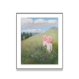 杨媛媛《看海》版画