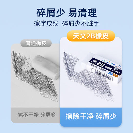 天文橡皮擦小学生专用儿童安全无毒2b橡皮 商品图2