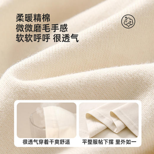 【柔软精梳棉】美式字母印花插肩袖T恤PQTX2305 商品图4