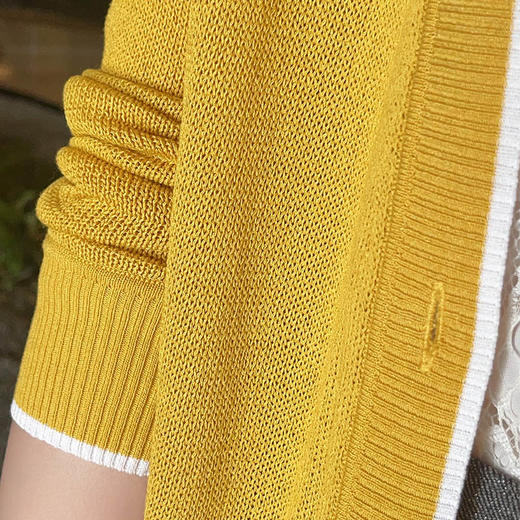 SAINT L’UCK/圣媛女装秋季新款中长款纯色针织衫，开衫SA320M01 商品图5