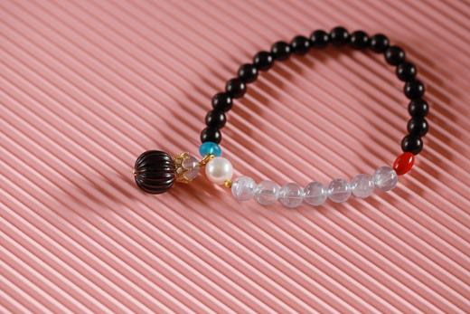 XYZT0531°紫檀水晶手链手串 商品图1