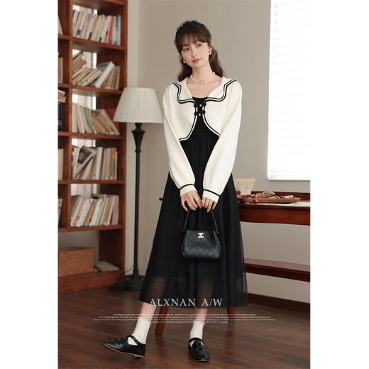 【6折秒杀】鹿向南《竹枝词》秋季优雅气质时尚吊带裙  不含上衣LXN31352 商品图0