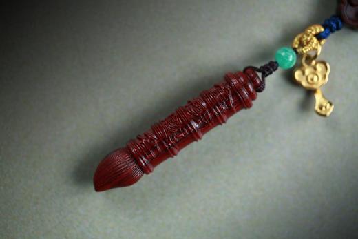 GJXJ0277°小叶紫檀文昌笔挂件 商品图4