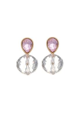 AVA 水滴圆球组合耳钉 3551