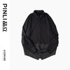 PINLI品立裁魂秋季新品尖领纯色长袖衬衫拼接休闲潮牌男衬衣BC233113005 商品缩略图5