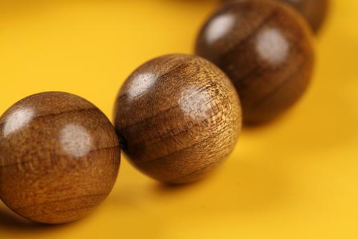 JSNM0045°老料金丝楠木+紫檀小河马手串 商品图5