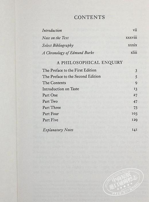 预售 【中商原版】关于我们崇高与美观念之根源的哲学探讨 英文原版 A Philosophical Enquiry Into the Origin Edmund Burke 商品图4