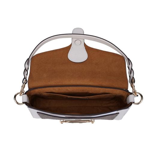 奥莱款小号女士PVC配皮单肩斜挎小方包 商品图5