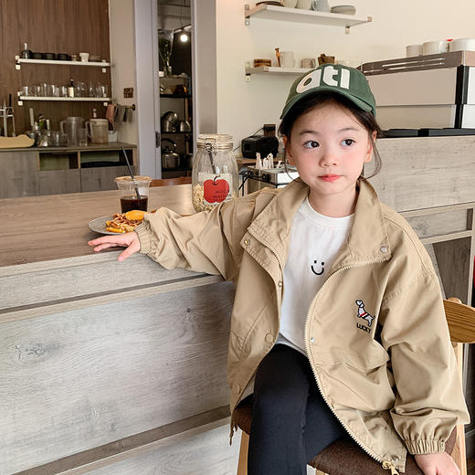 【换季上新】休闲卡通小狗外套 儿童韩版立领外套 商品图7