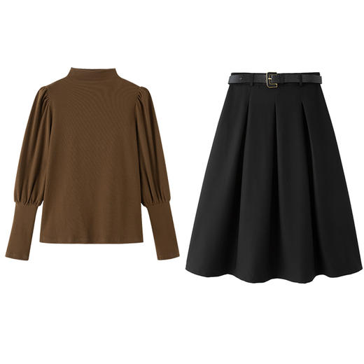 修身显瘦，时尚套装秋季气质女人味两件套HR-WJ3013 商品图10