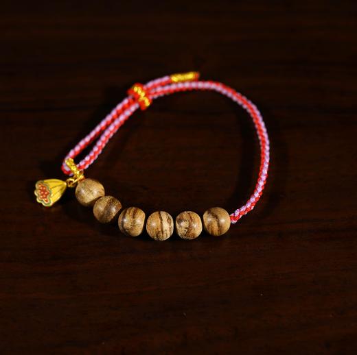 AN0830-6-Z1.8 马泥涝沉香编织手链 商品图0