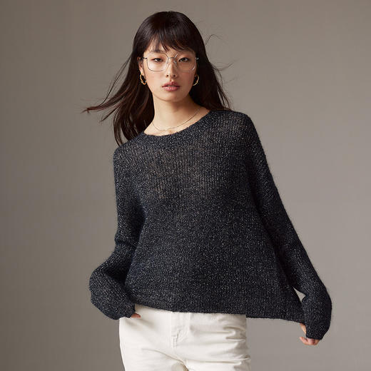 7756  IN AND ON 高定羊毛亮丝毛衣7756 商品图3