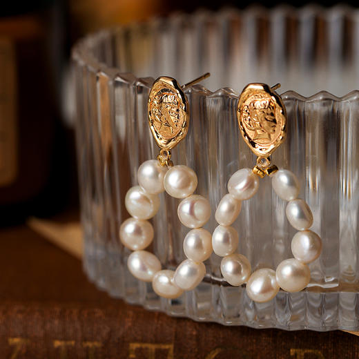 Manreya玛芮雅“神谕”巴洛克珍珠耳钉 商品图7
