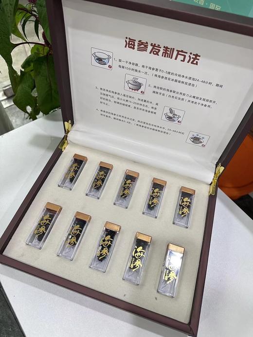 辽宁 淡干特级海参礼盒10只装（棕盒） 商品图0