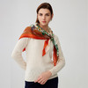 【纯羊毛围巾】23年秋冬新品100%绵羊毛花色百搭丝巾 商品缩略图1