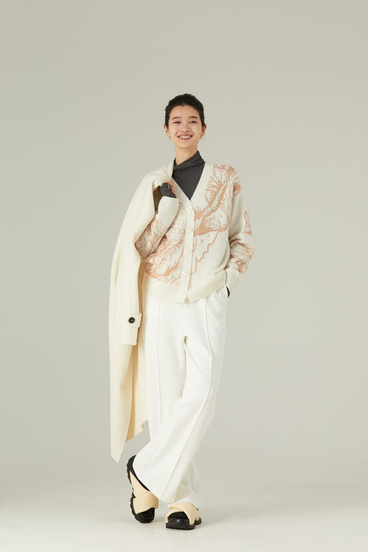 【爆款返场】噢蜜ooomeooo松紧腰铜氨宽腿裤显瘦舒适大长腿 商品图0