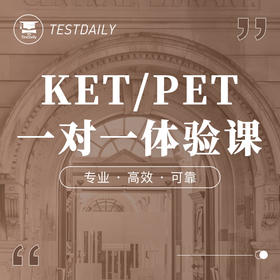 KET/PET一对一体验课@TD