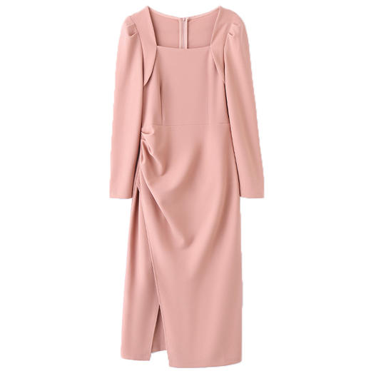 纯色简约，修身时尚潮流女人连衣裙HR-BBL23001 商品图10