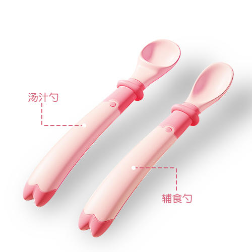 成长树婴儿卡通感温勺套装 商品图1