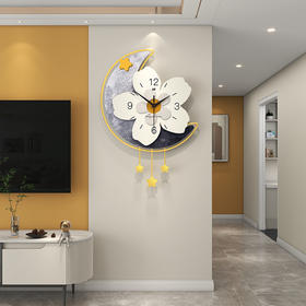 【日用百货】- 现代简约钟表客厅时钟挂墙家用玄关背景装饰