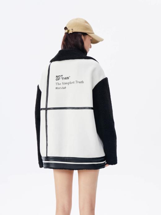 NTOT/NOTMF22273/皮毛一体搭扣分割夹克 商品图4