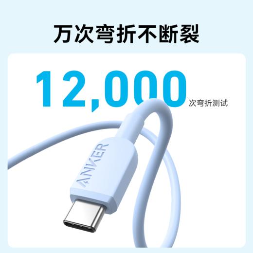 【热销】 Anker安克双type-c数据线适用于MacBook适配华为小米手机双头PD快充usb-c充电线 A81E1/2 商品图6