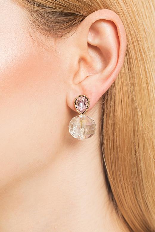 AVA 水滴圆球组合耳钉 3551 商品图2