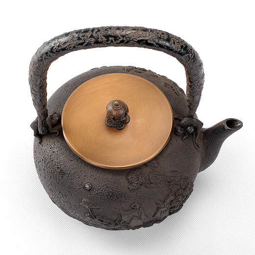 渡和堂 风清月白铁壶茶道美学铁壶具1.2L 商品图1