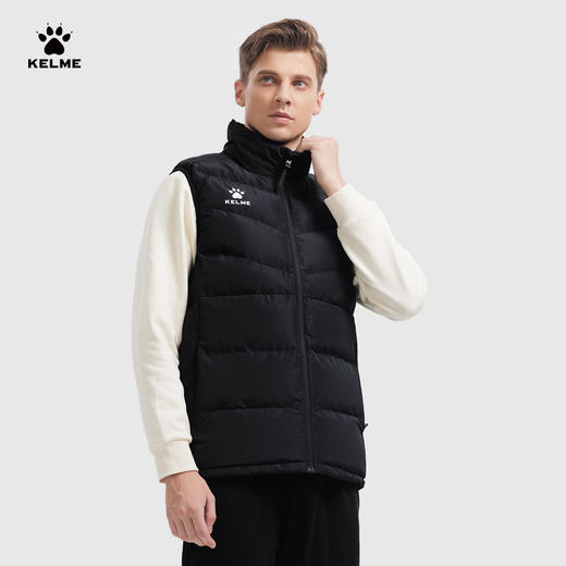 kelme卡尔美 运动棉马甲男秋冬足球训练背心定制logo保暖棉服外套 商品图3