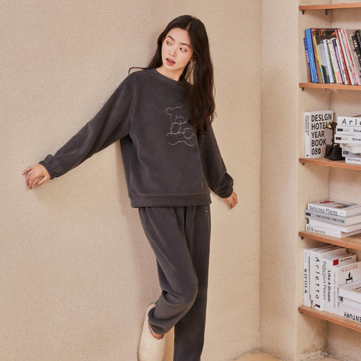 【小熊香香套装】新款睡衣套装  秋冬保暖家居服  加绒加厚 商品图10