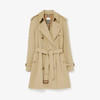 BURBERRY 巴宝莉 女士棉质嘎巴甸 Trench 风衣 卡其色 8072681 A1366 商品缩略图0