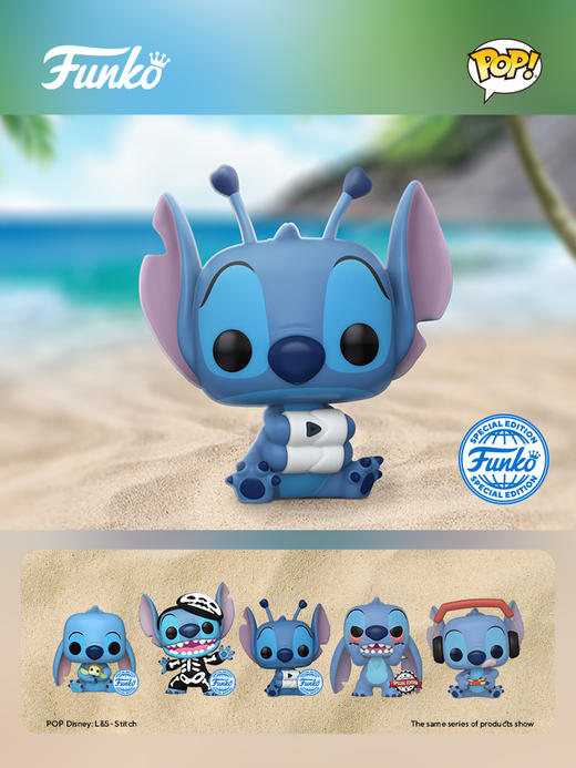 Funko POP动画迪士尼星际宝贝戴手铐的史迪奇限定款公仔手办摆件 66486 商品图1