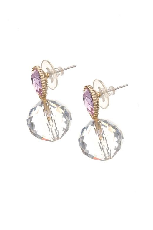 AVA 水滴圆球组合耳钉 3551 商品图1