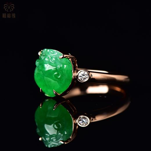 【招财】金蟾满绿戒指  JZ12308035 商品图3