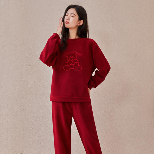 【小熊香香套装】新款睡衣套装  秋冬保暖家居服  加绒加厚 商品图13