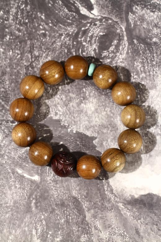 JSNM0039°金丝楠木拆房老料手饰手串 商品图4