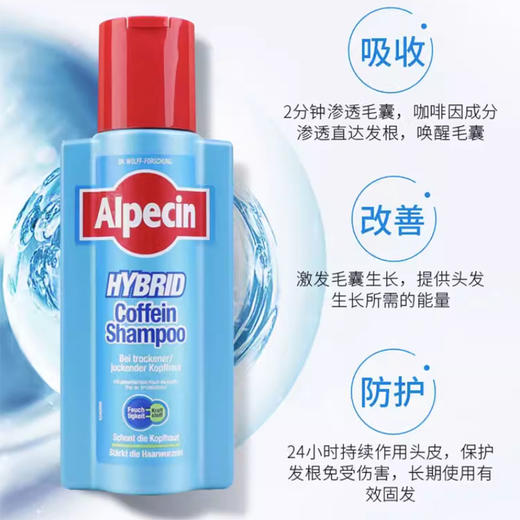 Alpecin欧倍青双动力咖啡因洗发水250ml 商品图1