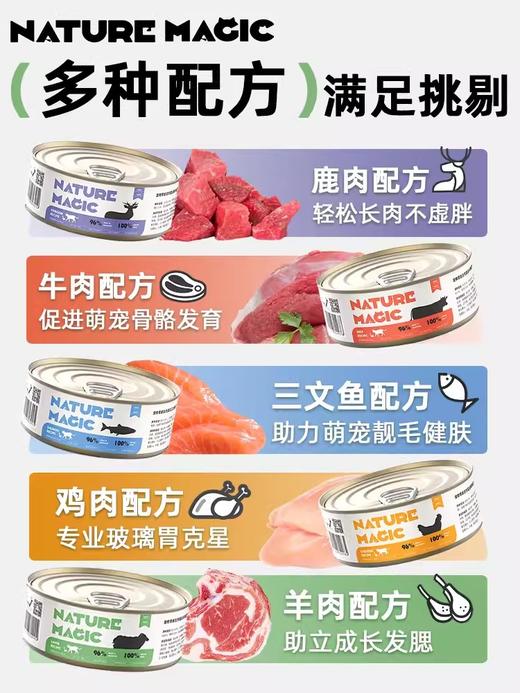 自然魔法新西兰进口全价猫罐头主食罐幼猫成猫湿粮纯肉猫咪零食罐 商品图1
