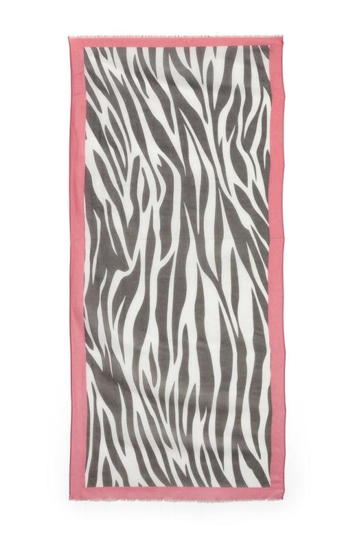 SUMMER & SAGE 斑马纹拼色围巾 7699 商品图2