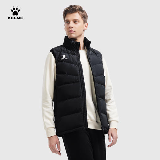 kelme卡尔美 运动棉马甲男秋冬足球训练背心定制logo保暖棉服外套 商品图2