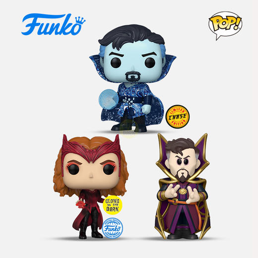 MINDstyle独家限定漫威Chase套装（奇异博士Chase +Soda 奇异博士+ 绯红女巫夜光限定款）手办公仔摆件 商品图0