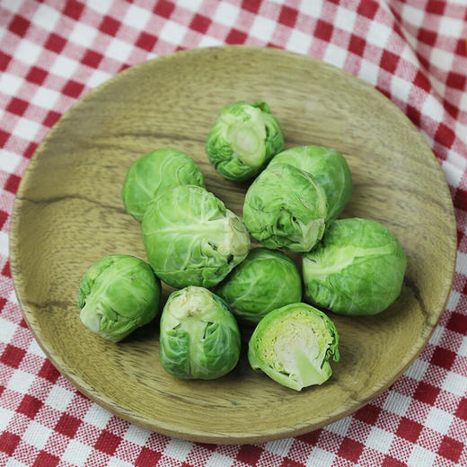 【新鲜采摘！孢子甘蓝小包菜】农地直供，新鲜蔬菜！迷你沙拉蔬菜坏单包赔-觅食坊 商品图2