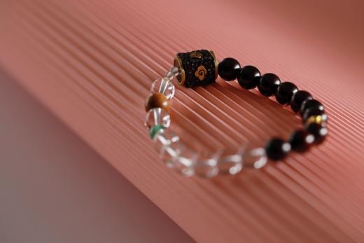 XYZT0527°紫檀水晶手链手串 商品图4