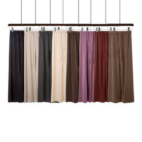 高腰抽绳直筒裤（特价商品不退不换）