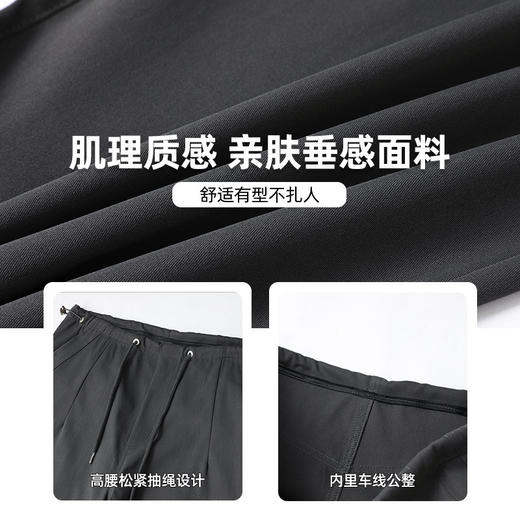 【军绿色工装裤】秋冬新款高腰工装裤  休闲阔腿裤   美式运动裤 商品图2