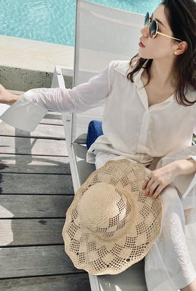 LCM｜Midnight Tulip Silk Shirt [真丝衬衫 ] 【定制尺码加收10%定制费】